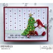THE GNOME AND THE CHRISTMAS TREE RUBBER STAMP SET (includes 1 sentiment)